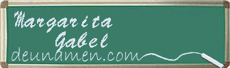 Margarita Gabel Visitenkarte